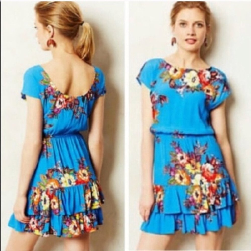 Konrad + Joseph‎ Anthropologie Mandra Floral Tiered